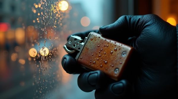 Maîtriser l'allumage avec un briquet résistant à la pluie